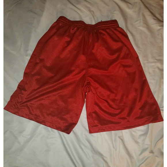 Nike Mens Large Active Basketball Shorts Red‎ 254394-648 Sz Medium Vintage 90's - Picture 5 of 7